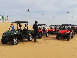 Desert safari in buggy