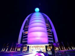Burj Al Arab di sera