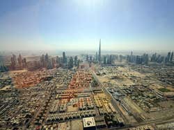 Viste di Dubai dall'elicottero