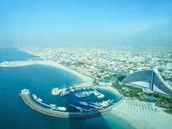 Burj Al Arab Sky Bar, viste di Dubai