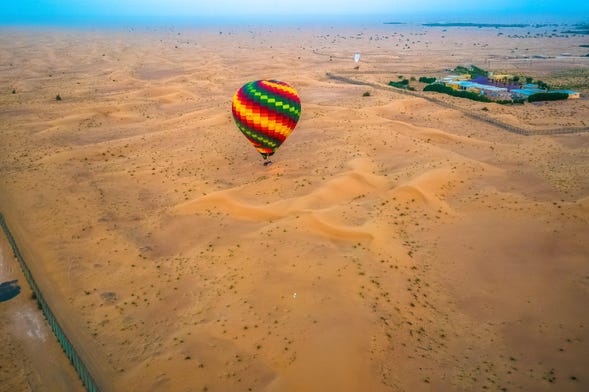 Giro in mongolfiera a Dubai